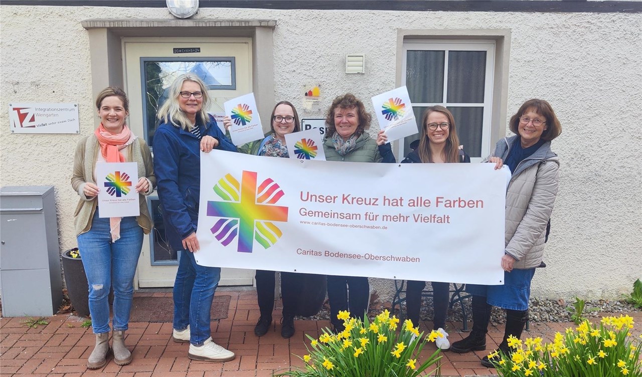 IZ mit Banner